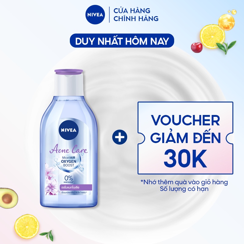 Nước Tẩy Trang NIVEA Acne Care Ngừa Mụn | Sạch Sâu (400 ml) - 80116