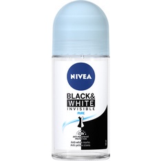 Lăn Ngăn Mùi NIVEA Black&White Ngăn Vệt Ố Vàng Vượt Trội - Thanh Mát Dịu Nhẹ (50 ml) - 82234