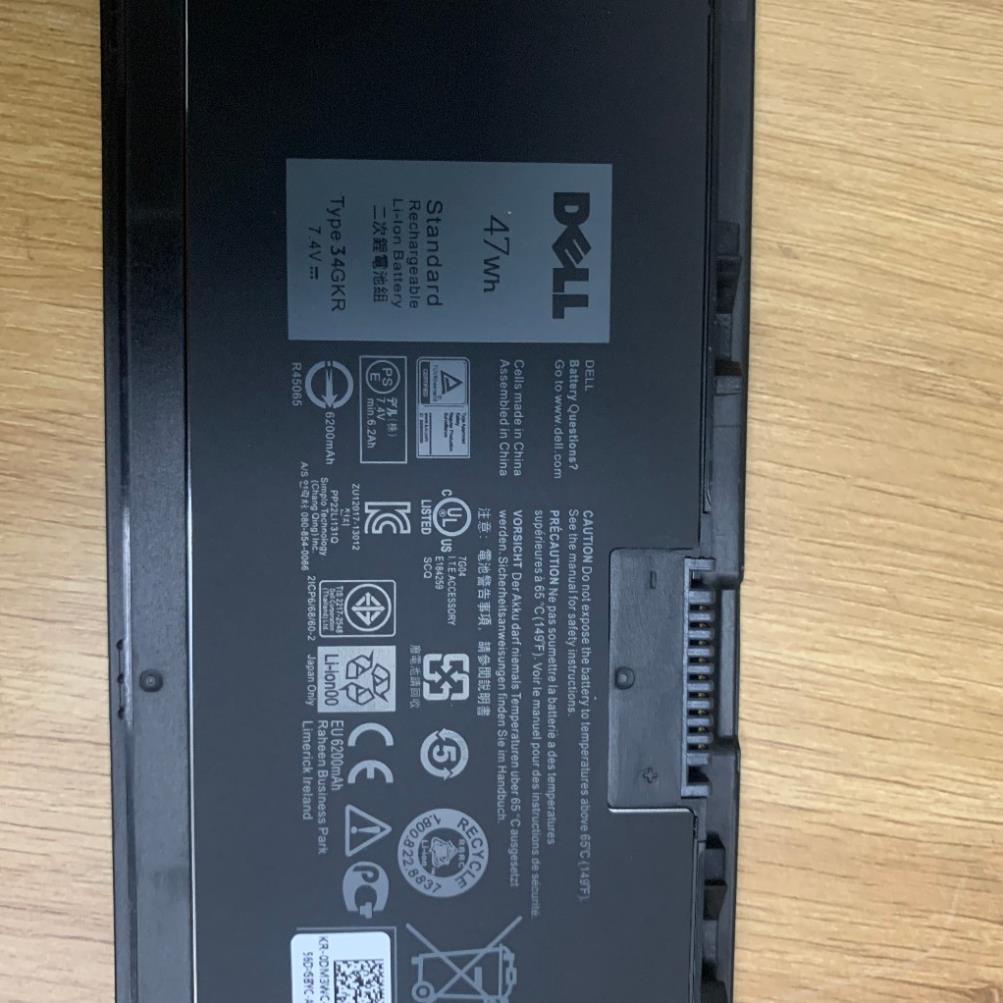 PIN LAPTOP DELL E7440 E7450 47W -Latitude E7440 E7450, 3RNFD 34GKR F38HT T19VW PFXCR G0G2M 909H5 37WH HÀNG NEW