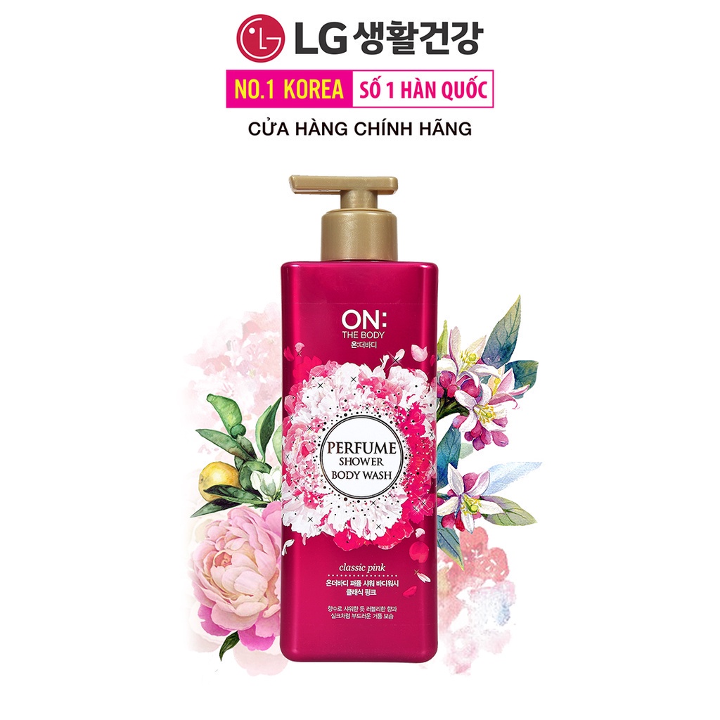 Sữa tắm dưỡng ẩm hương nước hoa On: The Body Perfume Classic Pink 500g