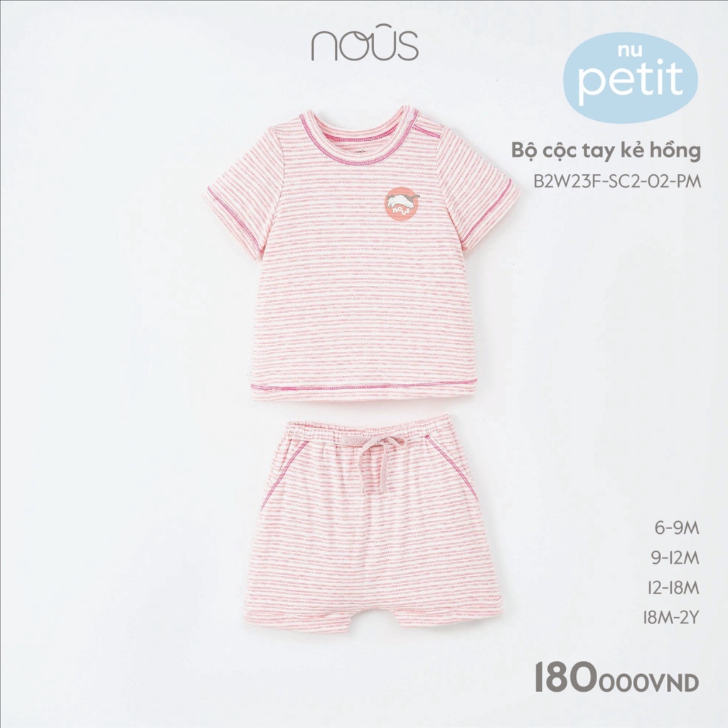 Bộ Ba Lỗ Nous đủ màu Nu Petit, Nu Doux, Nu Air - Bipbipstore - Nous Bình Dương