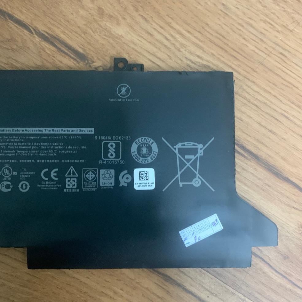 PIN LAPTOP DELL 7280 7480 pin ngắn DJ1J0 ZIN  3 CELL Latitude 7280 7290 7390 7480 7480 E7280 E7390 E7480 E7490, DJ1J0