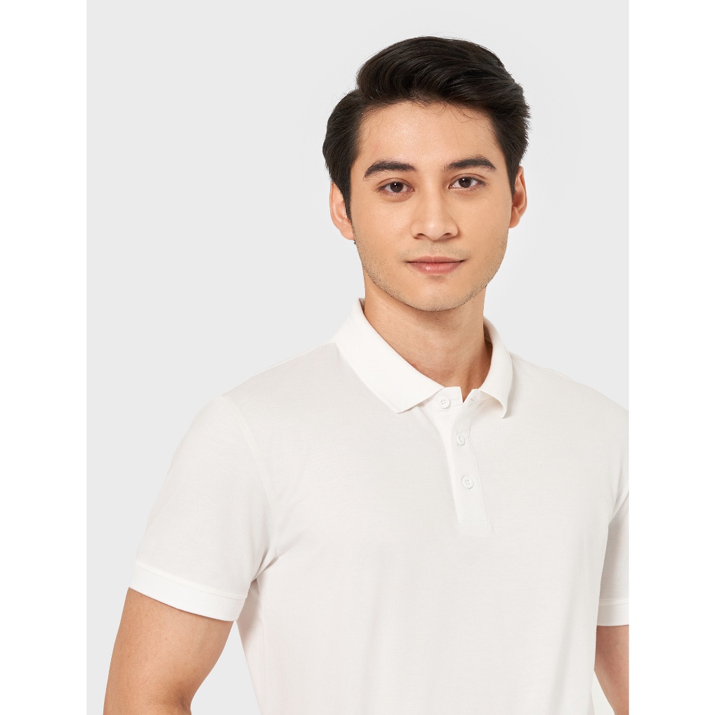 Áo polo nam CANIFA chất liệu cotton pha, cổ áo, gấu tay tra bo thấm hút tốt 8TP22A008