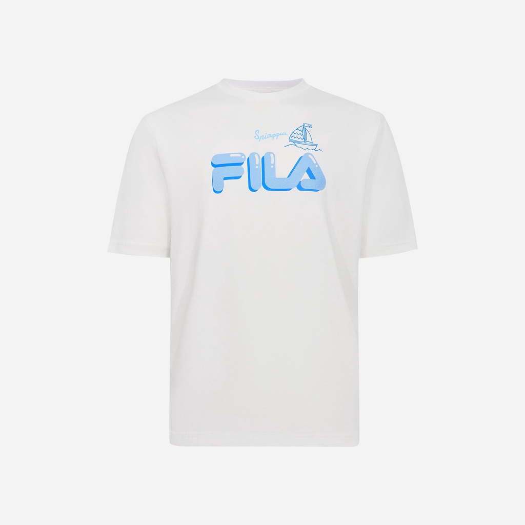 Áo thun tay ngắn thời trang unisex Fila - FW2RSF2079X-WHI