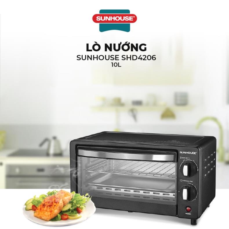 Lò nướng 10L SUNHOUSE SHD4206/4207