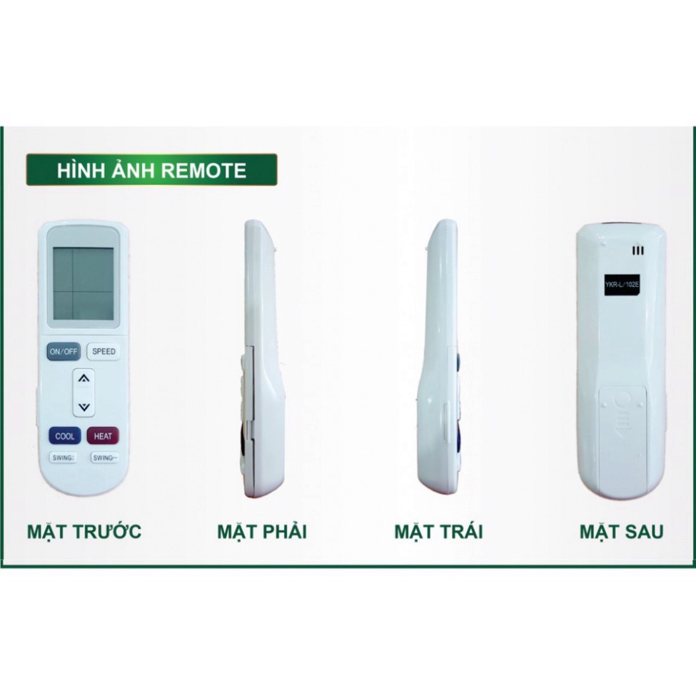REMOTE ĐIỀU KHIỂN MÁY LẠNH ASANZO ĐỦ LOẠI A  - HÀNG CHÍNH HÃNG BẢO HÀNH 12 THÁNG