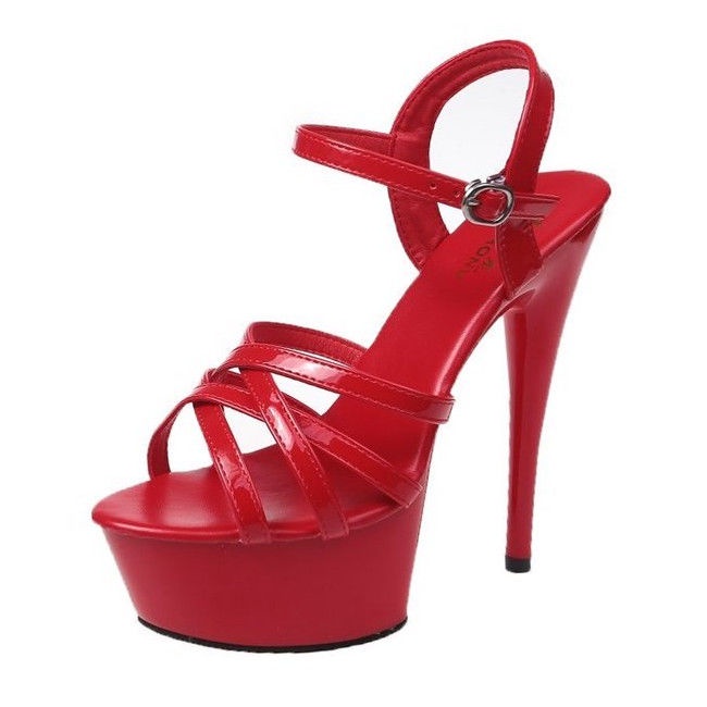 Xăng đan Cao Gót 15cm Chống Thấm Nước Thời Trang Tiệc Tùng Quyến Rũ