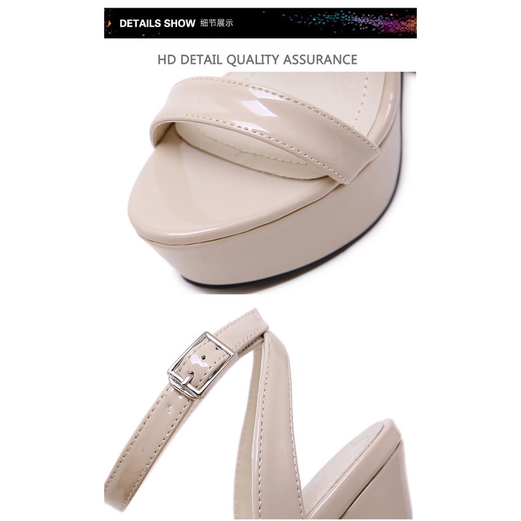 Giày Cao Gót 15cm Chống Thấm Nước Thời Trang Quyến Rũ Cho Nữ