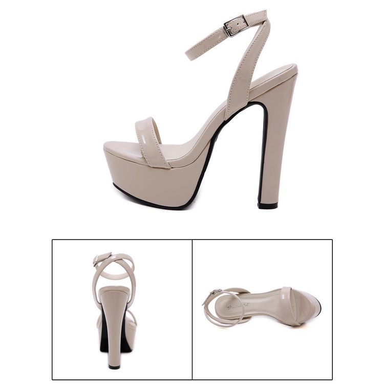 Giày Cao Gót 15cm Chống Thấm Nước Thời Trang Quyến Rũ Cho Nữ