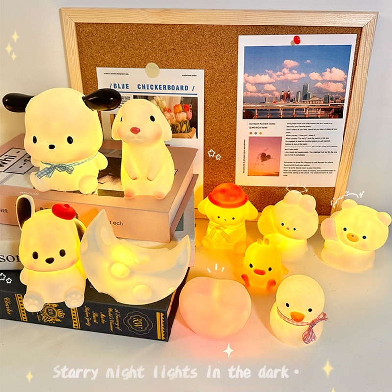 Đèn ngủ led nhiều hình dễ thương