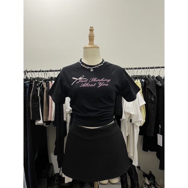 ✿ 𝑨𝒃𝒐𝒖𝒕 𝑩𝒆𝒂 𝑻𝒆𝒆 ✿ Tặng kèm nơ có thể tháo rời. Chữ Trắng/Đen/Hồng.