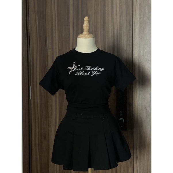 ✿ 𝑨𝒃𝒐𝒖𝒕 𝑩𝒆𝒂 𝑻𝒆𝒆 ✿ Tặng kèm nơ có thể tháo rời. Chữ Trắng/Đen/Hồng.