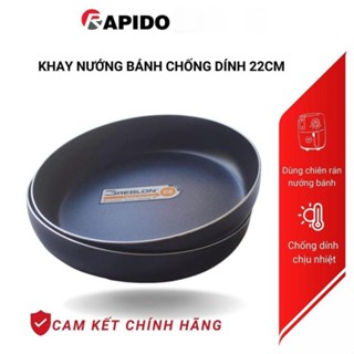 Khay nướng bánh cho nồi chiên không dầu Rapido đường kính 22cm và 20cm chống dính