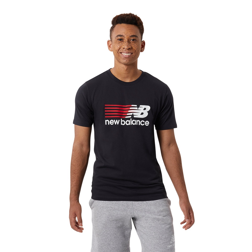 Áo thun thời trang nam New Balance APP T-SHIRT M BLACK - MT23904BK