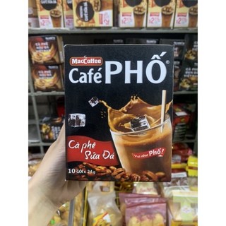 Cafe phố sữa đá , đen đá hộp