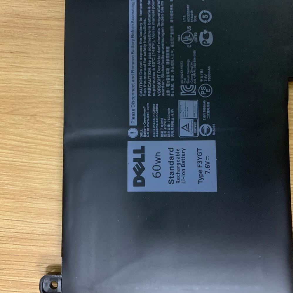 PIN LAPTOP DELL 7280 7480 F3YGT DÀI 60WH  - 4 CELL Latitude 7280 7290 7390 7480 7480 E7280 E7390 E7480 E7490, DJ1J0