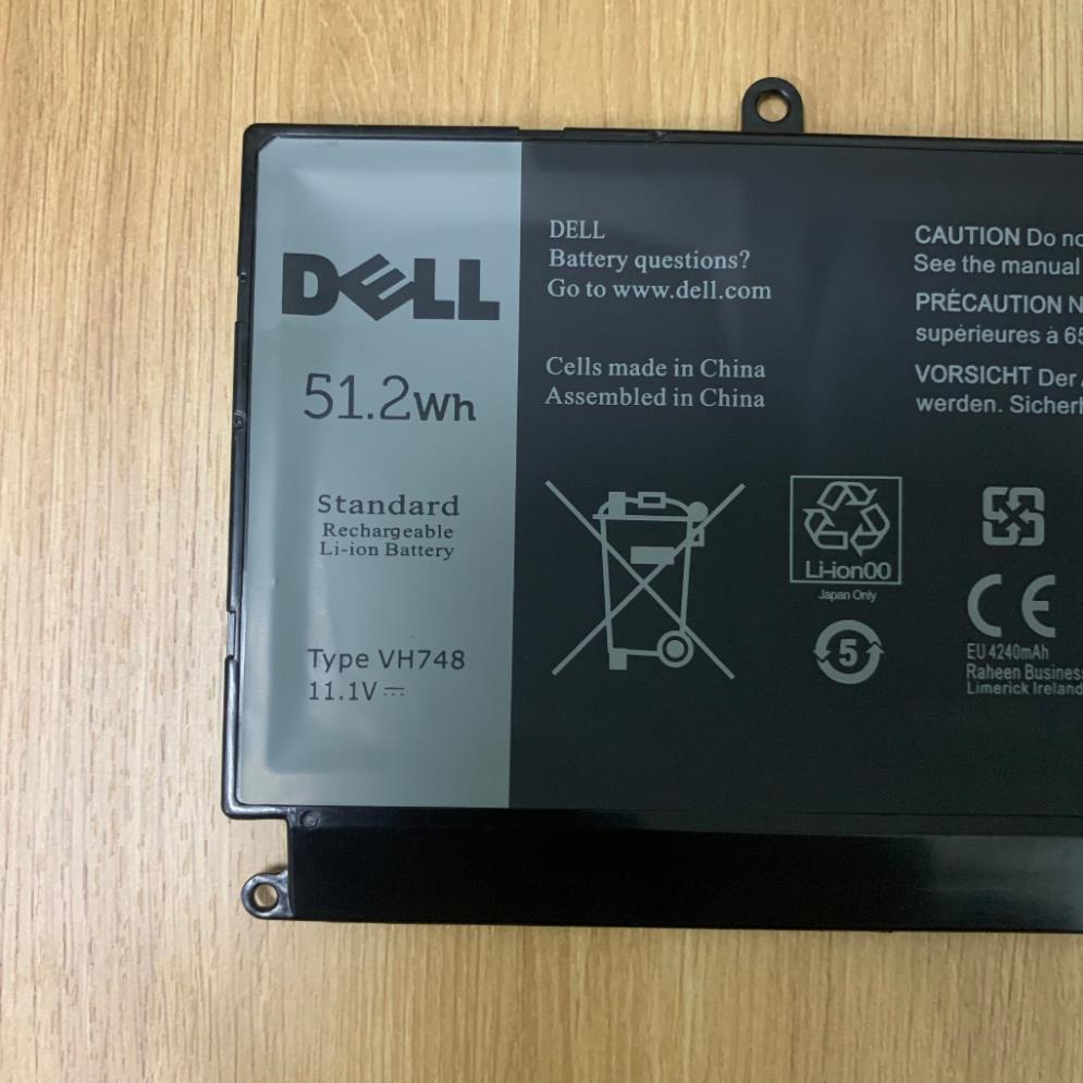 PIN DELL VOSTRO 5460 VH748  - 6 CELL Vostro 14 5460 5470 5480 5560 5570 5439, Inspiron 14zD-3526 14zD-3528 VH748