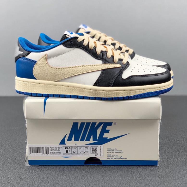 Giày AIR JORDAN low TRAViS SCOTT FRAGMENT | Bản cao cấp