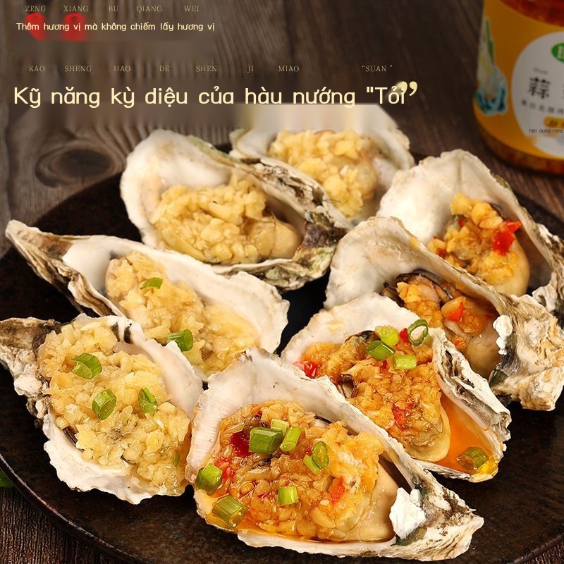 Zhenxing Sốt tỏi tươi BBQ Hàu nướng ớt Lẩu Nước chấm