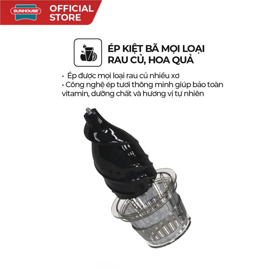 Máy ép chậm SUNHOUSE SHD5503 - Hàng Chính Hãng Bảo Hành 24 Tháng