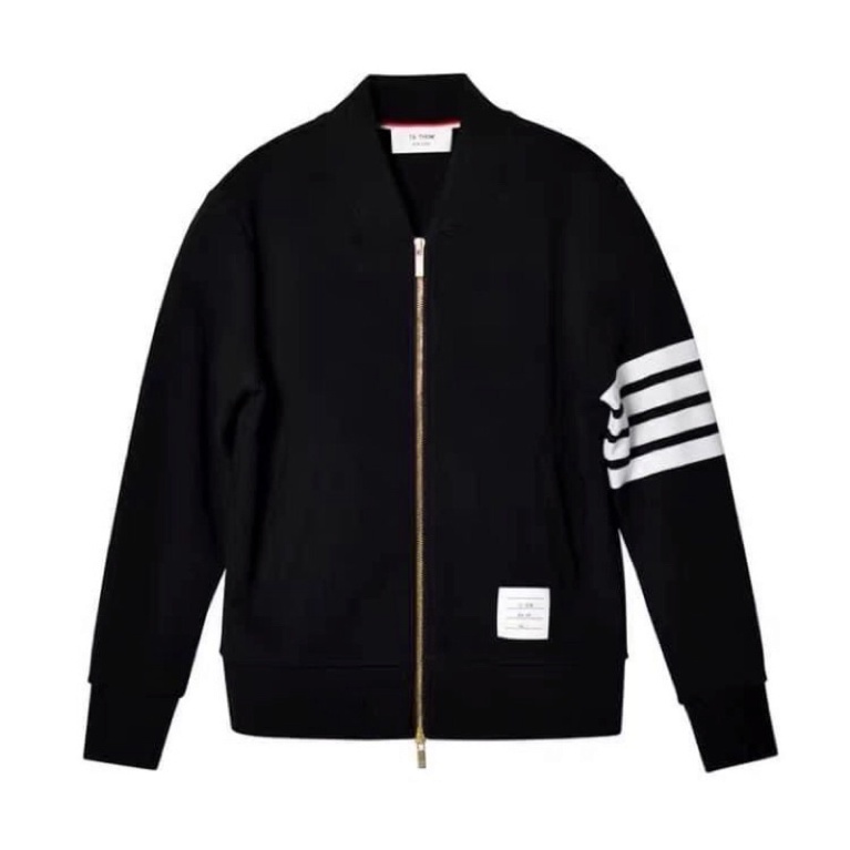 Áo Khoác Sweater Zip Thom brown Vải Chân Cua Cotton - 3 màu