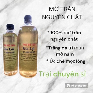 (sỉ1lit) Mỡ trăn triệt lông 100% nguyên chất