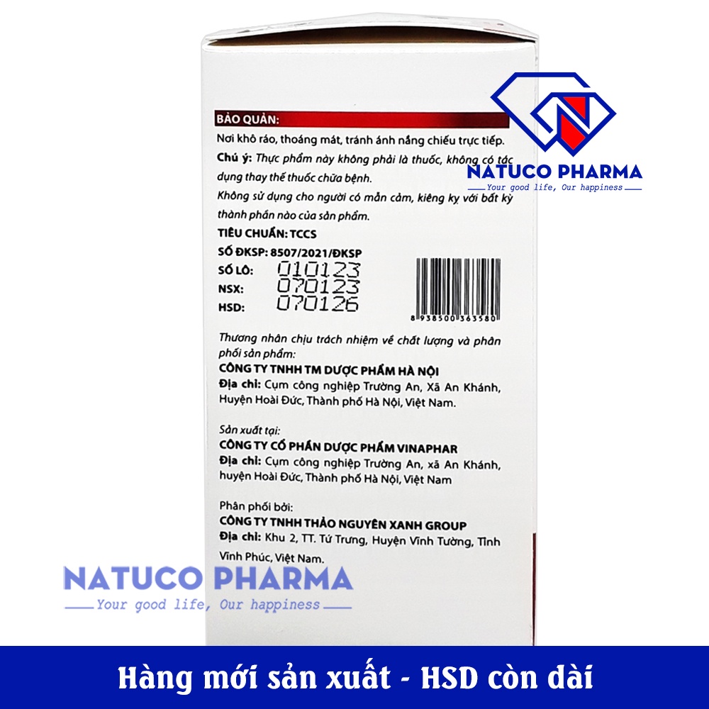 Viên uống bổ sung sắt Ferromax - Hộp 100 viên -  dùng cho người thiếu máu, phụ nữ mang thai và cho con bú