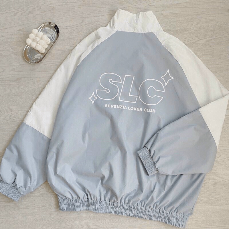 ÁO DÙ SLC THU ĐÔNG HÀN QUỐC ÁO GIÓ KHÓA KÉO &amp; SWEATER FORM RỘNG ÁO KHOÁC KHÓA ZIP  alo_shop