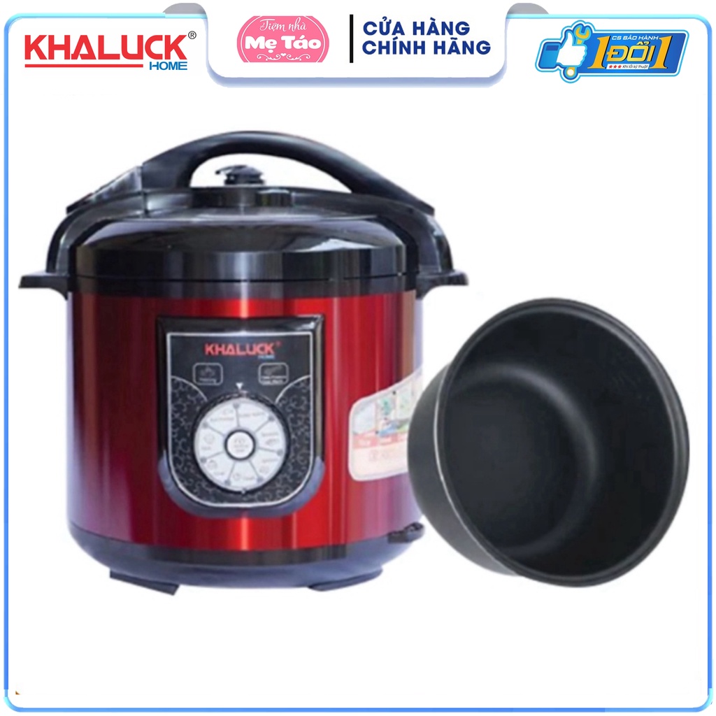 Nồi áp suất điện đa năng 6 Lít KHALUCK HOME KL-788 -1000W - Lòng tráng men - BH 12 THÁNG - Hàng Chính Hãng