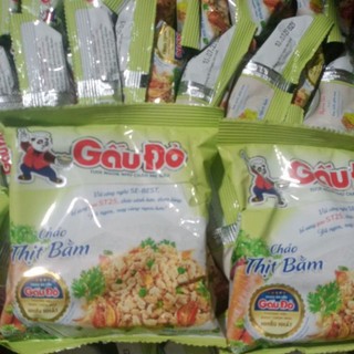 Gói cháo gấu đỏ Thịt băm/Cháo gà 50g