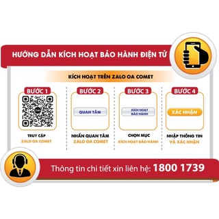 Bình đun siêu tốc 2 lớp 1.8L COMET CM8226