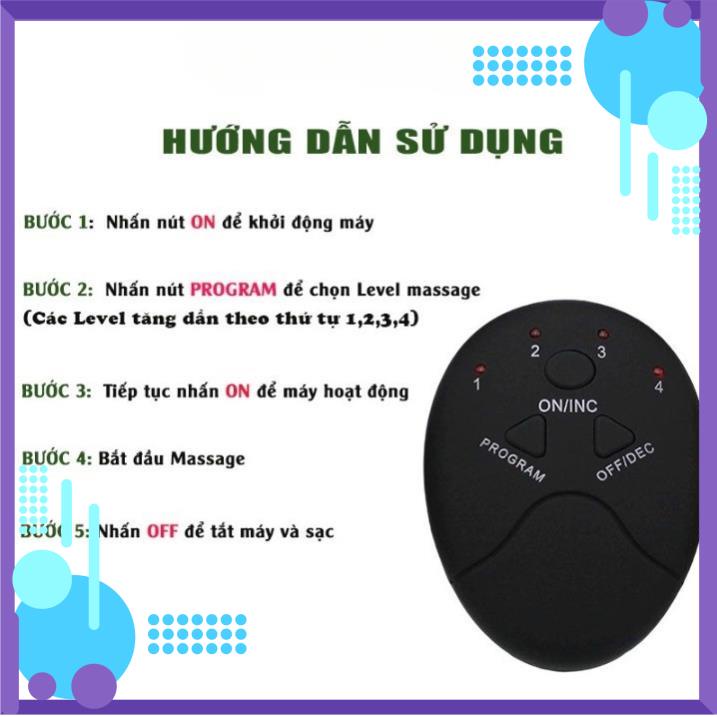 Thảm massage liệu bàn chân tri bằng pin sạc không dây tiện dụng