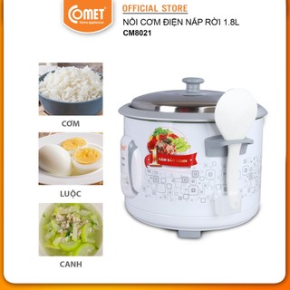 Nồi cơm điện nắp rời 1,8l comet - cm8021