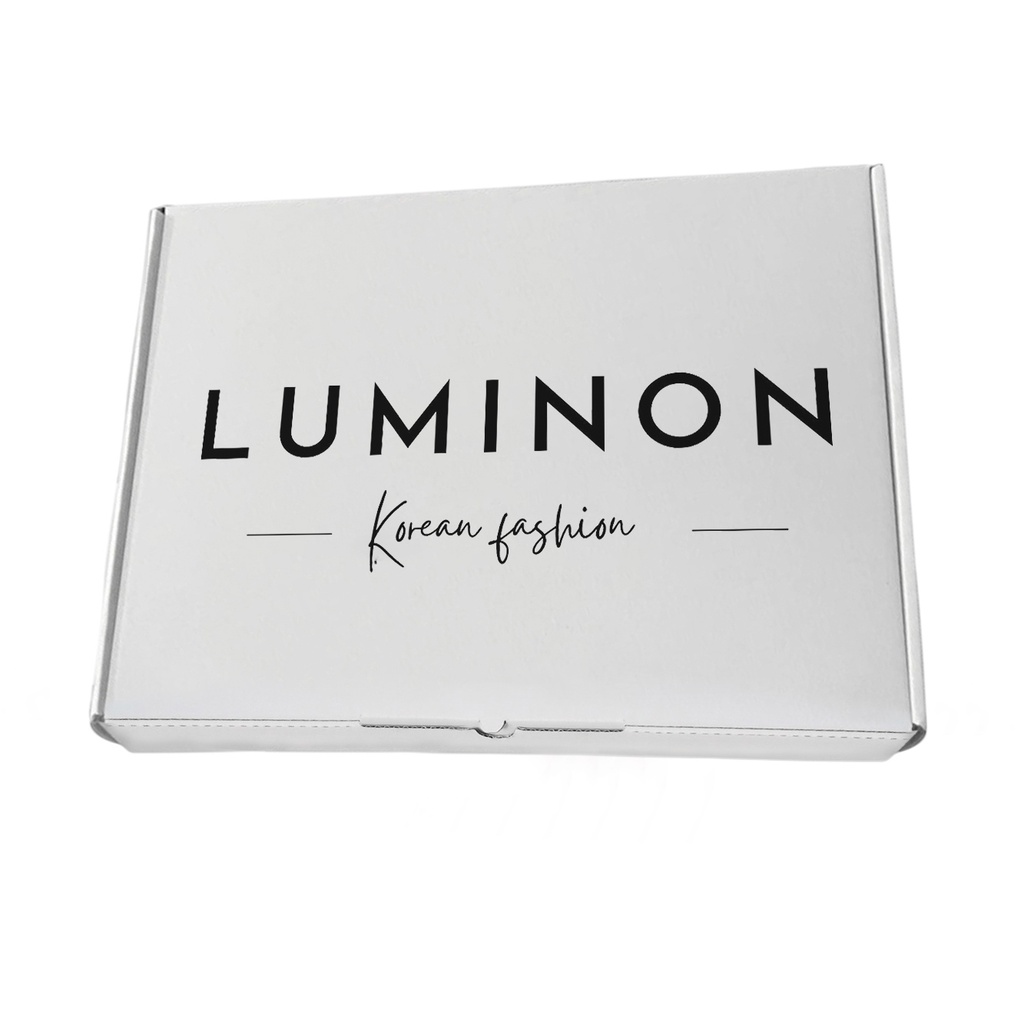 Hộp gói hàng LUMINON chất liệu giấy cao cấp, sang trọng