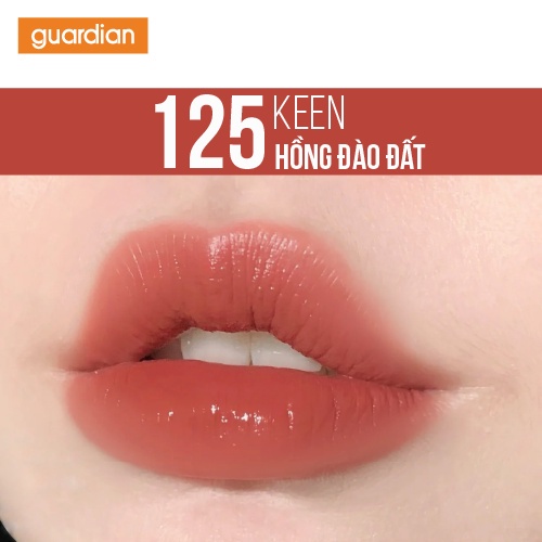 Son Kem Bóng Maybelline Super Stay Vinyl Ink #125 Keen Hồng Đào Đất 4.2ml