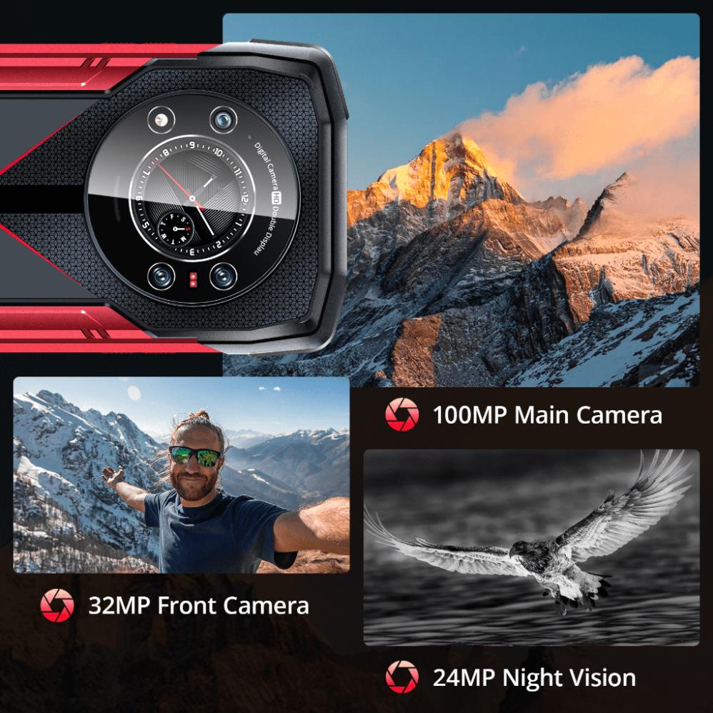 Cubot kingkong star 5g 24gb + 256gb 6,78 "màn hình 2k điện thoại thông minh chắc chắn