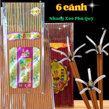 Túi Hương Nhang 6 Cánh Phú Quý Nở Hoa Cho Nơi Thờ Cúng