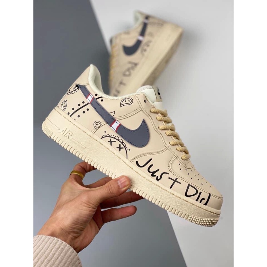 Giày sneaker AF1 Họa Tiết Đen Trắng Hot trend nam nữ, Giày AF1 full màu dùng đi học,tập gym,chạy bộ thể thao