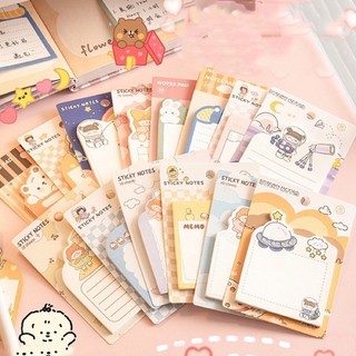 Giấy note ghi chú dán được mix nhiều hình dễ thương