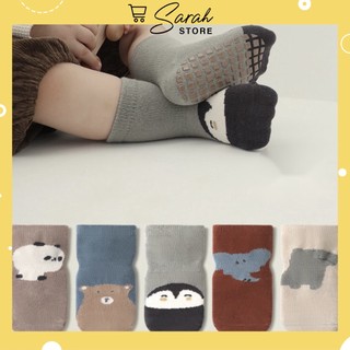 Tất Cho Bé Sơ Sinh Chống Trơn Trượt Hình Thú Cho Bé Trai, Bé Gái SS17