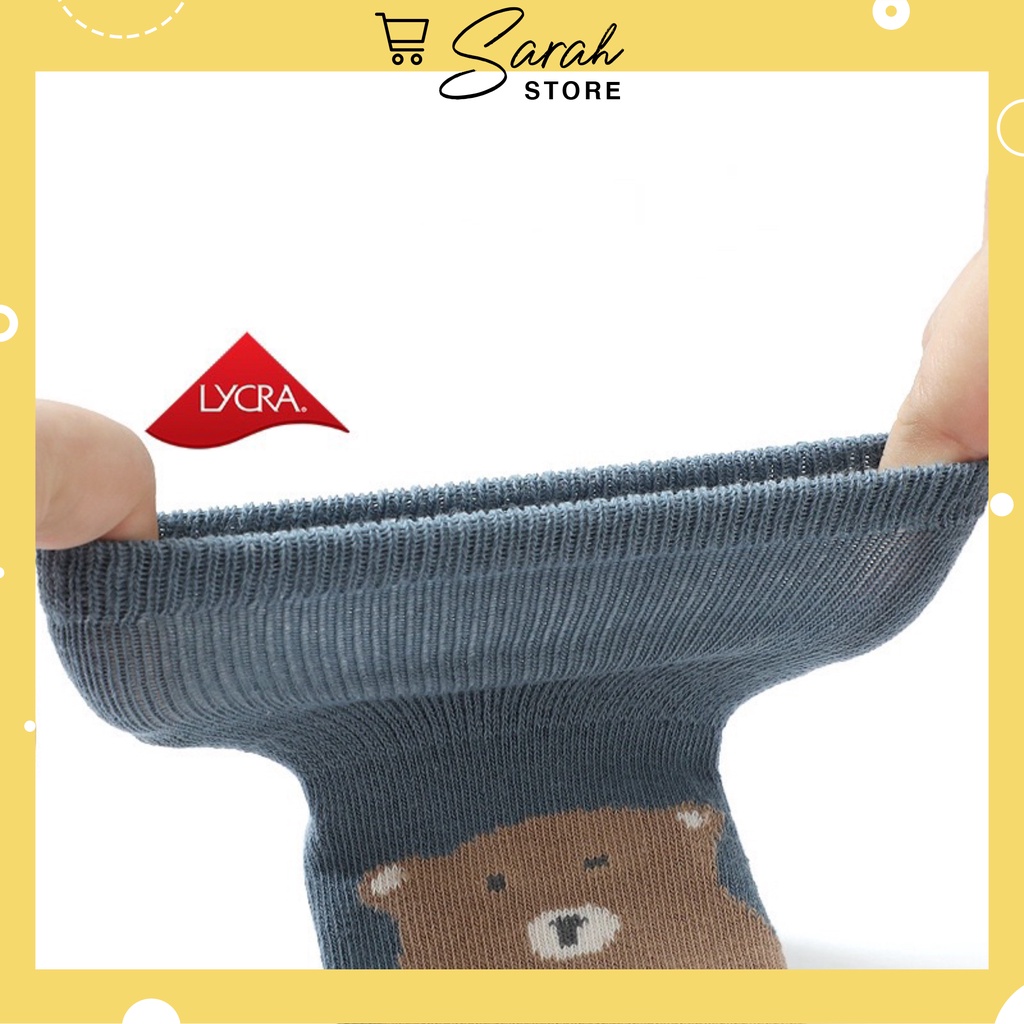 Tất Cho Bé Sơ Sinh Chống Trơn Trượt Hình Thú Cho Bé Trai, Bé Gái SS17