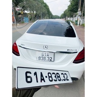 2 chiếc khung hộp biển số chống nước ô tô loại 1 xe tải,xe con lắp chung 2 cái bằng nhau đăng ký sau ngày 1/8