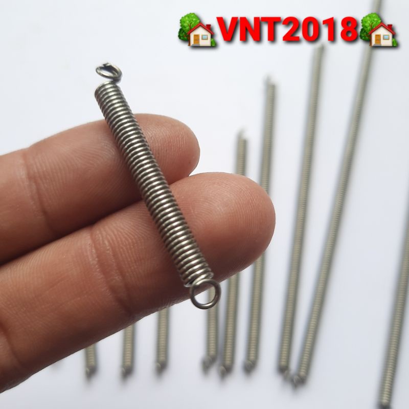 Lò xo kéo inox phi 4mm sợi 0.8mm