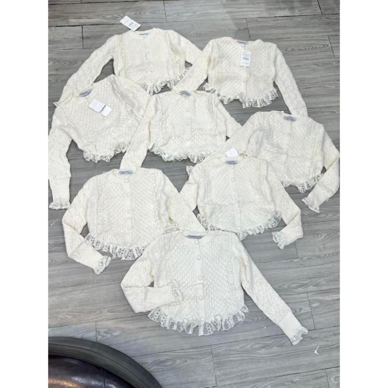 Áo len gạo pha ren siêu xinh cho nữ