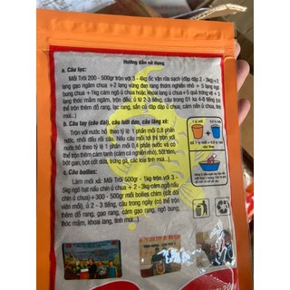 Mồi câu cá trôi Hùng Vương