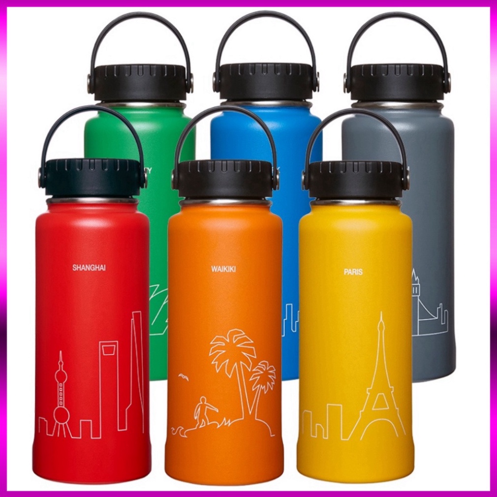 Bình giữ nhiệt Lock&Lock bằng thép không gỉ RigaTumbler 897ml LHC4160  HÀNG CHÍNH HÃNG