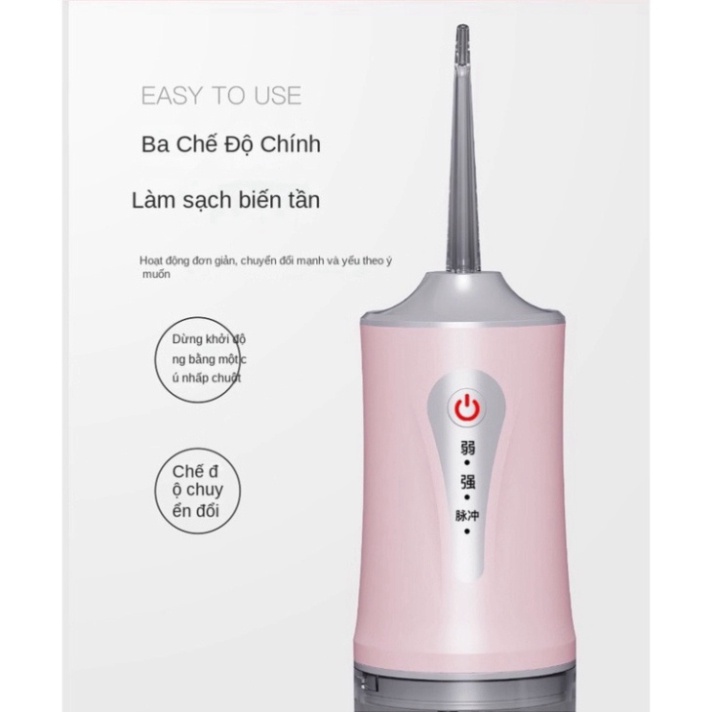 Máy Tăm Nước Cầm Tay Oral Irrigator - Tăm Nước Vệ Sinh Răng Miệng Hàng Chính Hãng
