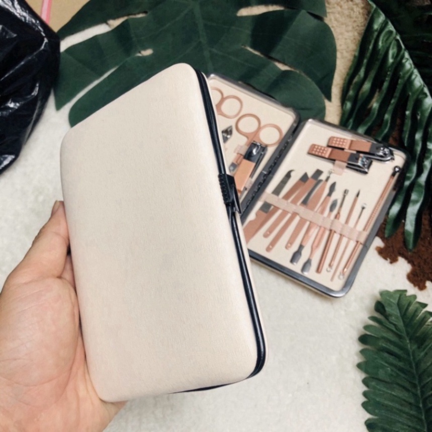 Bộ Dụng Cụ Bấm Móng Tay 16 món - Bộ Cắt, Bấm Dũa Móng Tay - Sét Dụng Cụ Làm Móng 3DM 18 Chi Tiết Nail Care Cao Cấp