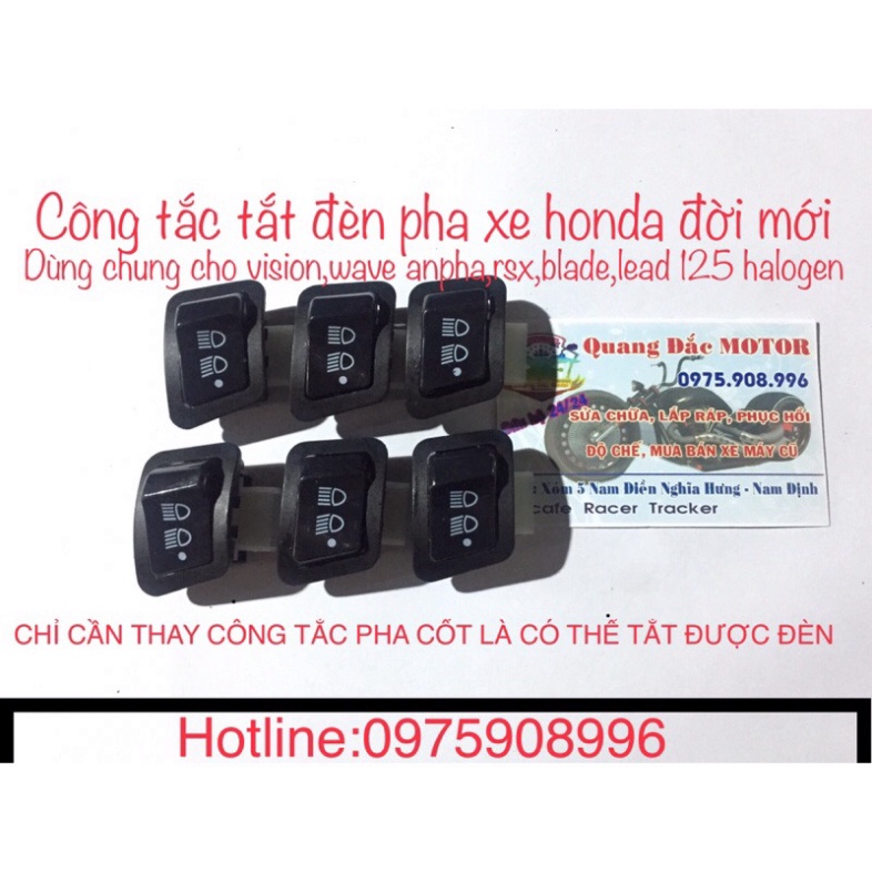 CÔNG TẮC TẮT ĐÈN XE MÁY ĐỜI MỚI