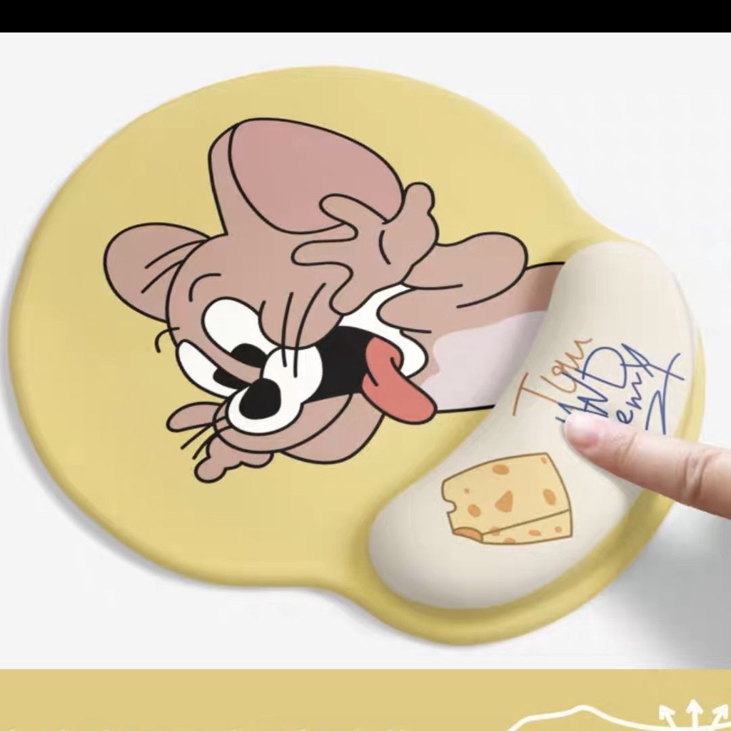 Tấm Lót Chuột Và Bàn Phím Chống Trượt Hình tom Và jerry Hoạt Hình Dành Cho Văn Phòng